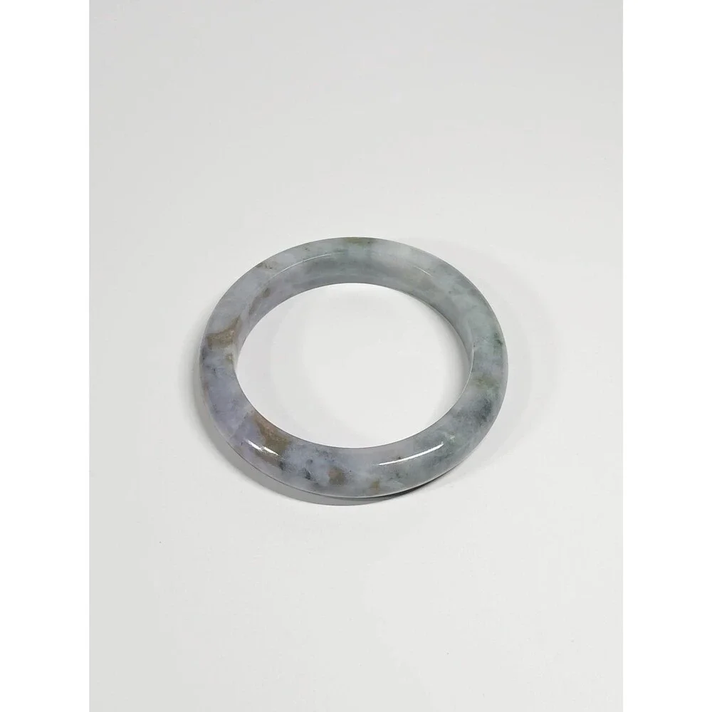 Grey Lavender Jade Bangle 67mm Multi-Color